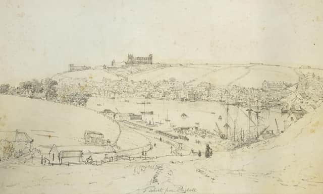 Weatherill sketch of Whitby.