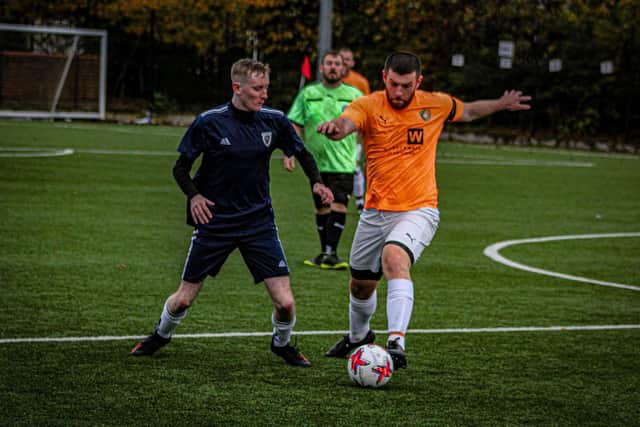 Joe Gallagher scored for Edgehill in their Scarborough Saturday League Cup final victory against Seamer Sports