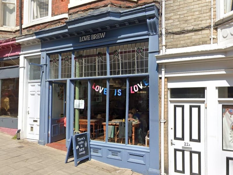 Love Brew Cafe is located on Eastborough, Scarborough. One Google review said: "Brilliantly customer focused, good choice of repast, heavenly home made cakes, coffee was delicious. I had afternoon tea - such a feast for the eyes and ensuing party in the mouth! Very children friendly with some lovely wooden bricks and animals which kept the young ones entertained. Definitely recommend this gem of a place -will return soon."