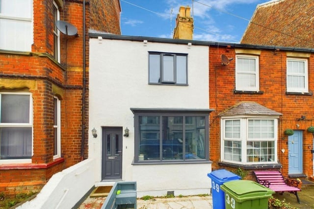 This two bedroom terraced house is for sale with hunters for £150,000.