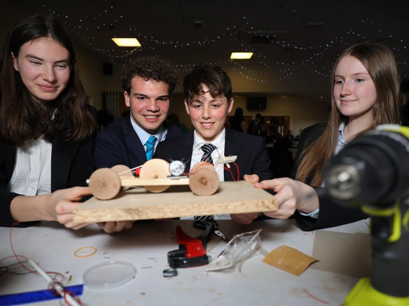 Scarborough College students completing the task