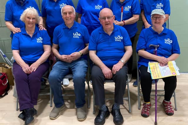 The Scarborough u3a members who took part in the national Kurling championships.