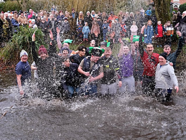 Ayton tug-of-war celebrations.