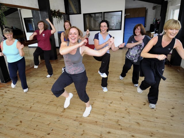 Fitness and dance instructor Candice Faqir gets mums moving and a groovin' in a Zumba workout. picture by Andrew Higgins