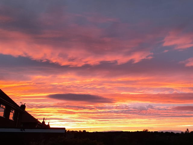 Beautiful Scarborough sunset.
