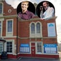 Whitby Pavilion and inset pic from left, Paul Jones and Steve Ellis.