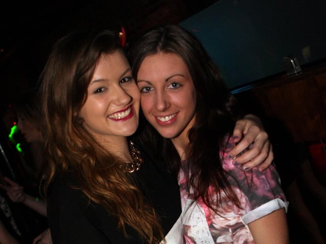 Megan and Adele looking fabulous in Blue Lounge