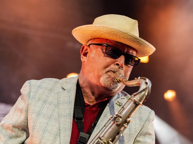 Lee "Kix" Thompson on sax