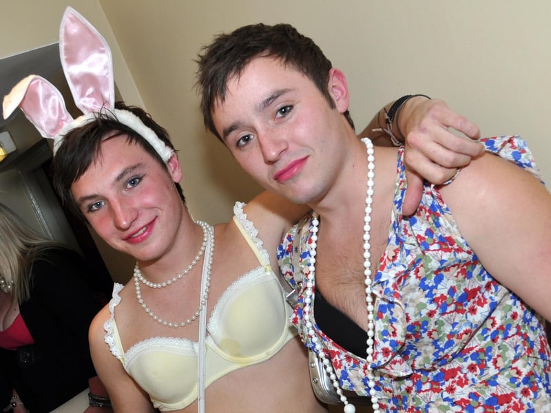 Tom and Nick on a girls night out!