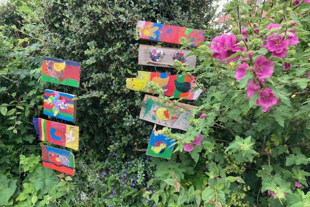 The decorated trail will be on display on Saturday, October 7