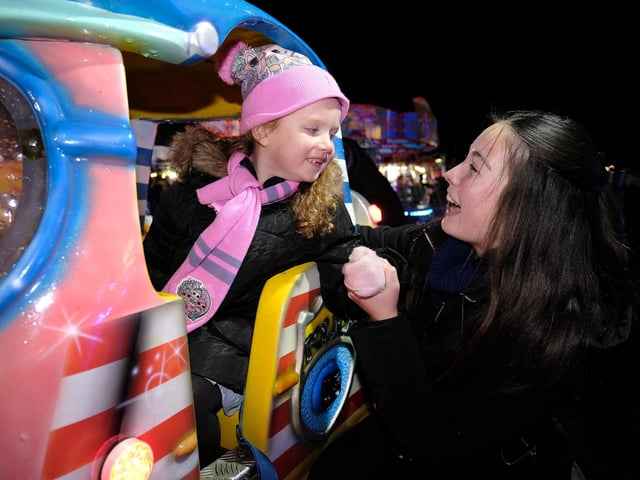 Having a great time at the Sparkle.