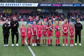 The Seamer & Irton Girls Under-11s football team will play in the National League final at Wembley Stadium on May 13, before the National League play-off final. PHOTO BY RICHARD PONTER
