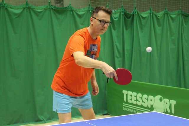 Merdin Feizula made a fine debut for Spin Doctors in Division Two of the Bridlington Table Tennis League. PHOTOS BY TONY WIGLEY