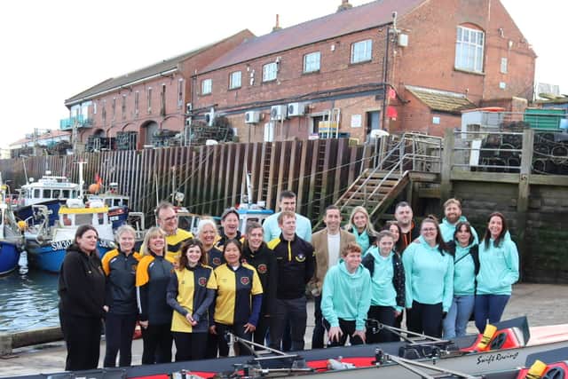 Scarborough Amateur Rowing Club launch their two new carbon coastal doubles
