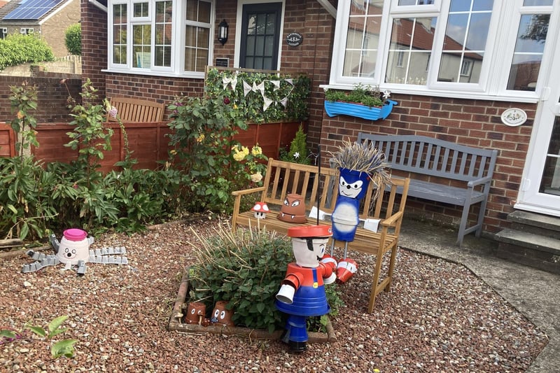 These models are called 'Super Mario and Friends' and can be found on West Street, Flamborough.