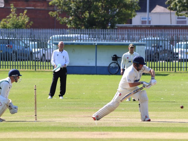A home batter shows his patience.