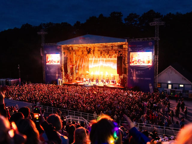 JLS light up the Open Air Theatre