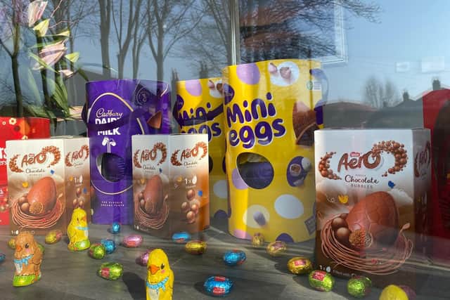 The Easter eggs can be donated at the crematorium or Ernest Brigham, 51 St John Street.