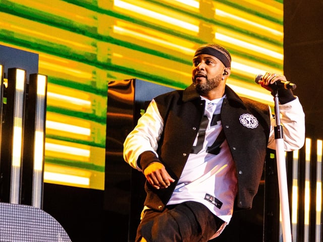 JB Gill shows off his moves
