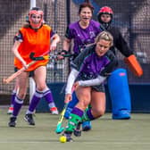 Ellis Price scored twice and was player of the match in Danby Ladies 1s' 3-0 Friday night opening win against Thirsk. Photo by Brian Murfield