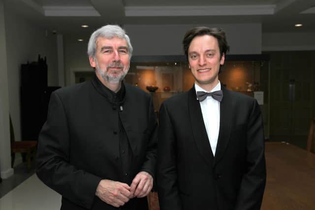 Andrew Penny MBE (left) with Alessandro Taverna