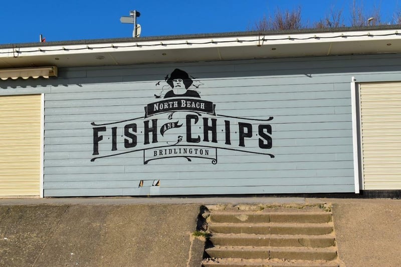 North Beach Fish and Chips are situated on North Marine Promenade, Bridlington and their beach-front location offers uninterrupted sea views. Due to the shops close proximity to the beach, opening hours depend on the weather.