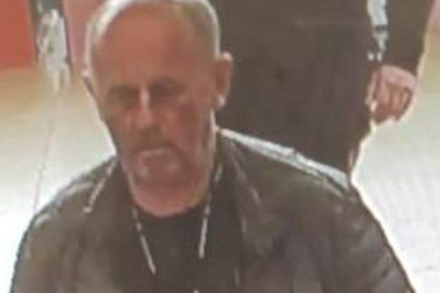 CCTV picture of a man police want to speak to, following a theft at Sainsbury’s in Scarborough.