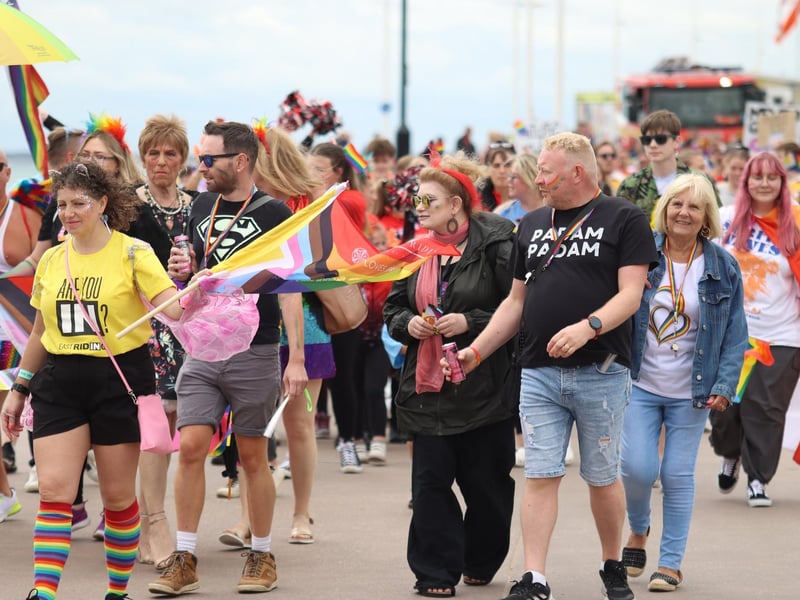 Do you recognise anyone in the Pride parade?