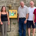 From left to right: Graham Prior (events organiser), Kelly Burnett (secretary, Whitby Driving Instructors Association), Martin Muir, Stefan Osowski and Robert Anscombe.(chairman).
