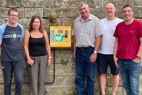 From left to right: Graham Prior (events organiser), Kelly Burnett (secretary, Whitby Driving Instructors Association), Martin Muir, Stefan Osowski and Robert Anscombe.(chairman).