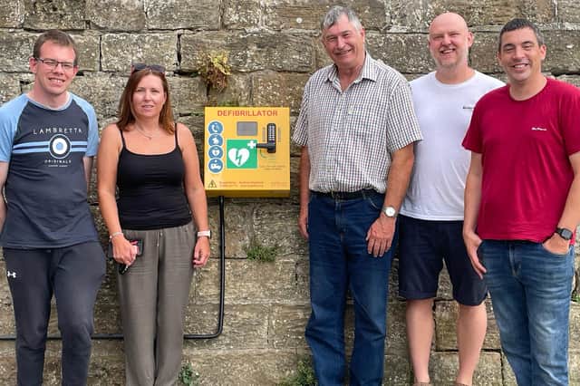 From left to right: Graham Prior (events organiser), Kelly Burnett (secretary, Whitby Driving Instructors Association), Martin Muir, Stefan Osowski and Robert Anscombe.(chairman).