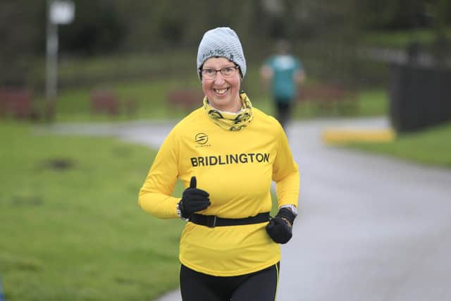 Brid Road Runners' Lyn Gent impressed at the Ferriby 10.