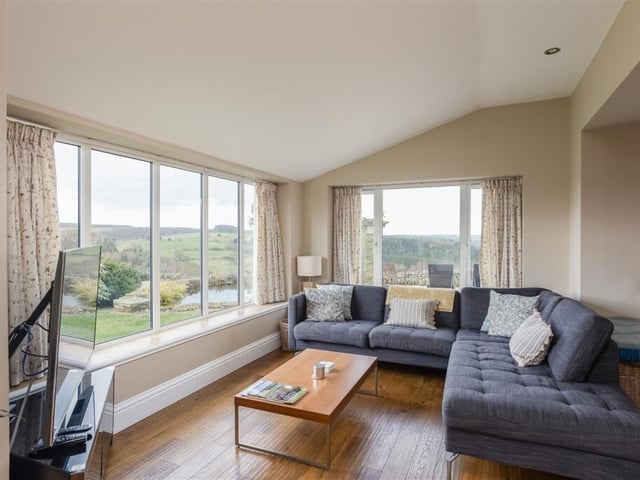 The property has stunning views from its windows and gardens.