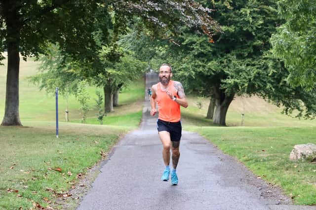 Phill Taylor, of Bridlington Road Runners, races to victory in Saturday's Sewerby Parkrun PHOTO BY TCF PHOTOGRAPHY