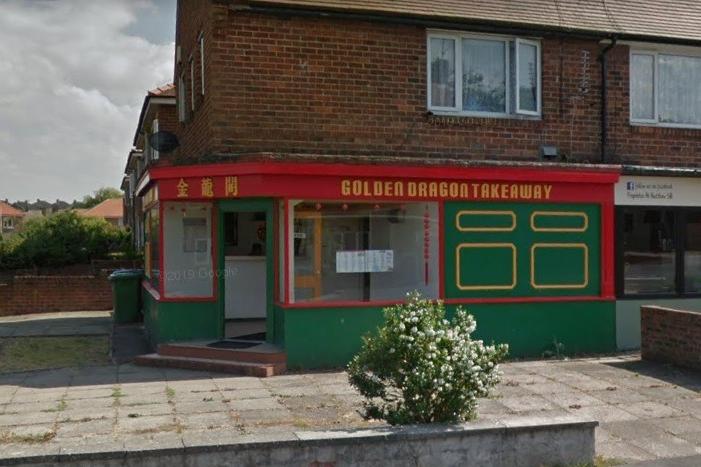 Golden Dragon, located on The Croft in Newby, was ranked at 12.