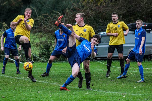 Edgehill Reserves and Scalby battle in out in the Harbour Cup clash.