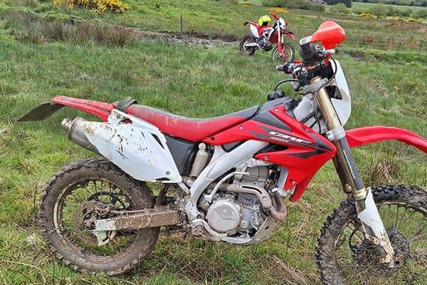 One of two motorbikes stolen during a burglary in Staithes earlier this month