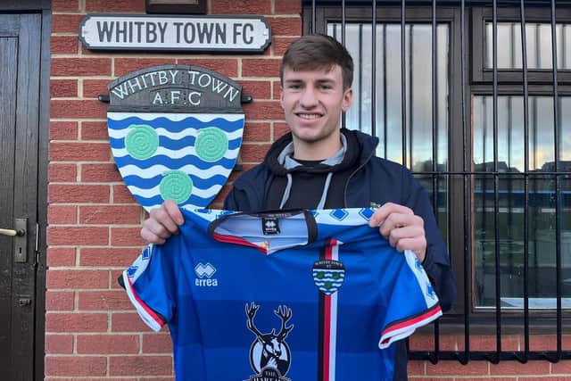 Whitby teenager Jos Storr signs for Whitby Town