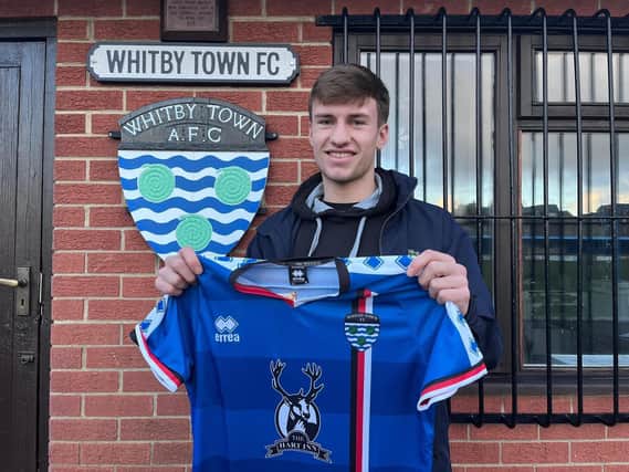 Whitby teenager Jos Storr signs for Whitby Town