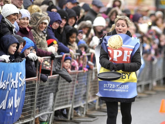 A great perforamance from CPH during the pancake race