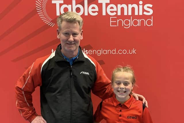 Phoebe O'Brien and her coach Ashley Hodgson have excelled in league action.