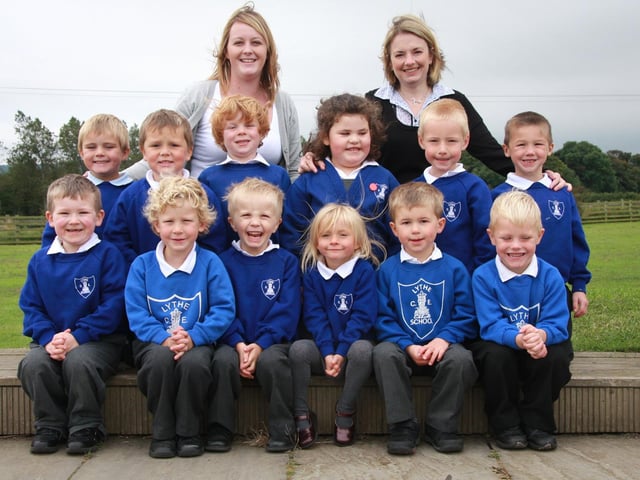 2009. Lythe School new starters with teaching assistant Ashleigh Benson and teacher Nikki Summers.