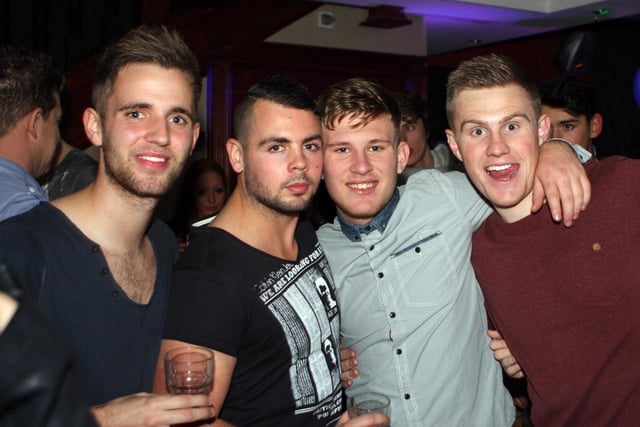 Alex, Wayne, Harry and Ethan in Quids Inn.