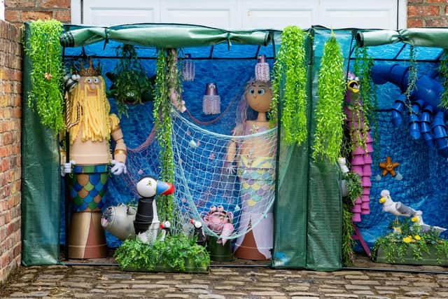 This year, the village will be visited by some famous fictional flowerpot characters.