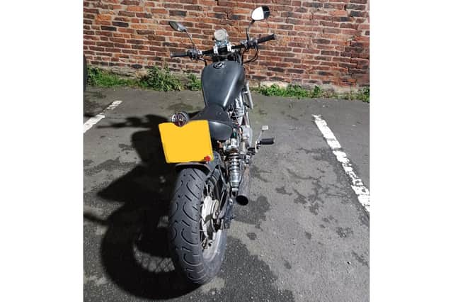 Highway to Hell: Scarborough police seize motorbike being ridden without tax, insurance and MOT