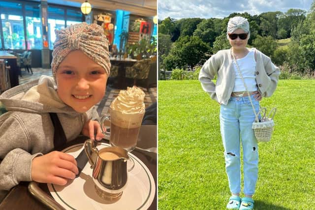 Youngster Isla Byrne is battling a rare form of bone cancer.