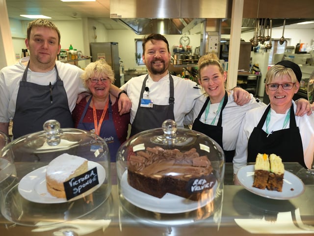 Flavours Bistro staff Matthew Newton, Trish Kinsella, Jon Smith, Jade Liley, Donna Brady