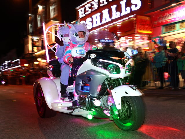 September - The annual Goldwing Light Parade is a fantastic spectacle on Scarborough's seafront