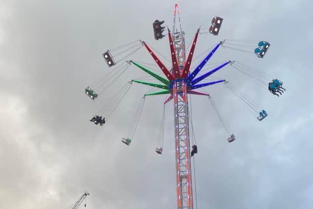 The Sky Flyer will tower over the fair