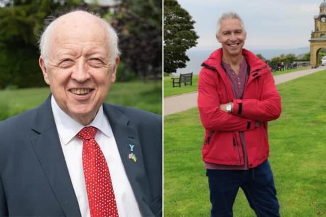 North Yorkshire Council leader, Coun Carl Les (left) and Coun Rich Maw (right).